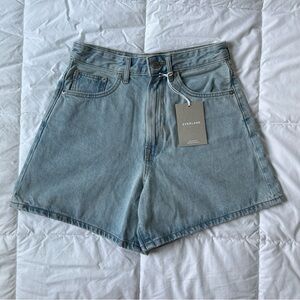Everlane A-Line Denim Shorts